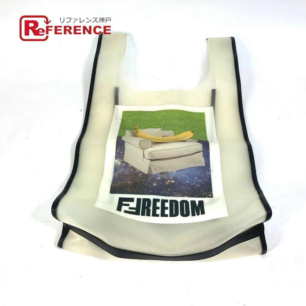 Fendi Banana Fruit FREEDOM Bag Handbag Vinyl Clear